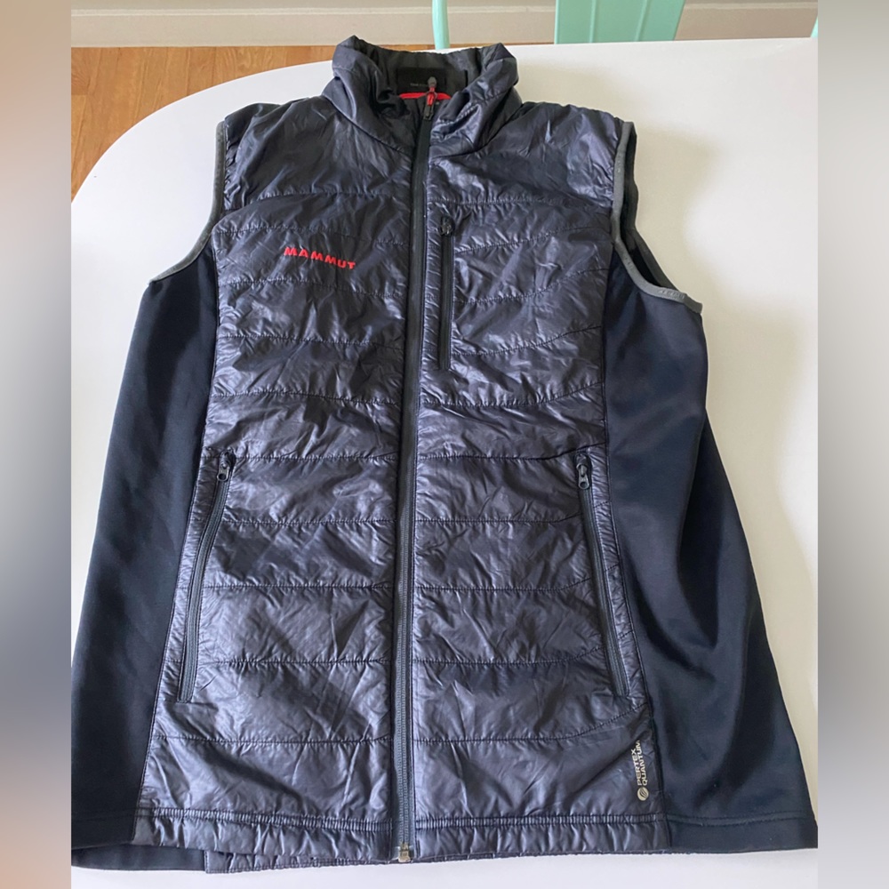 Mammut mens L black vest